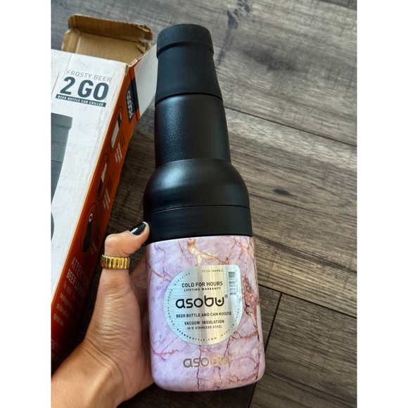 Asobu Frosty Beer 2 Go Brand New in Box Beer Bottle and Can Coozie $42 Retail - Picture 7 of 11